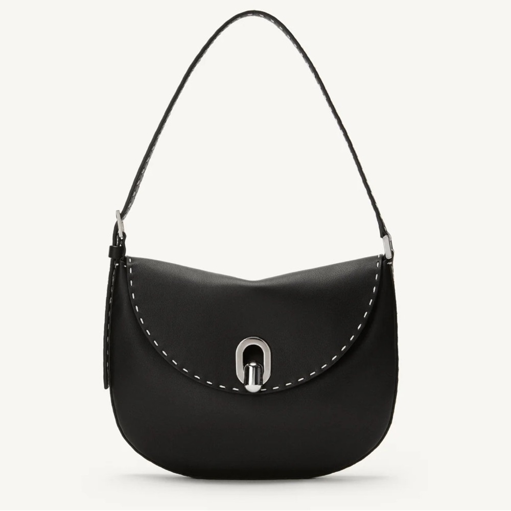 SAVETTE TONDO SMALL STITCHED HOBO HANDBAG